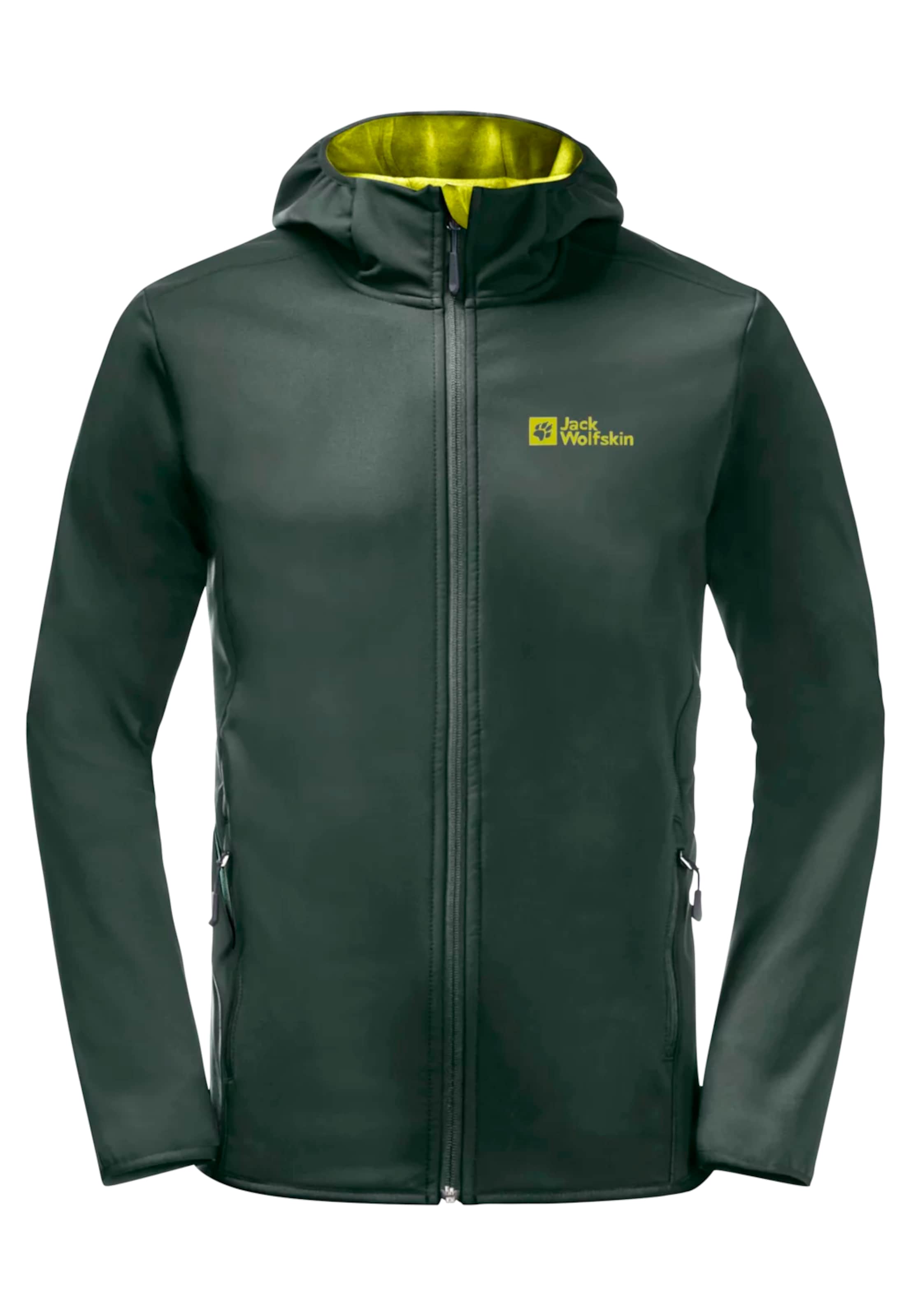 JACK WOLFSKIN Outdoor jacket in Black: front