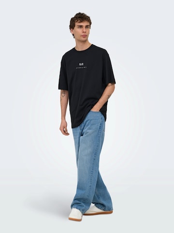 Only & Sons T-Shirt 'ONSCIFF' in Schwarz