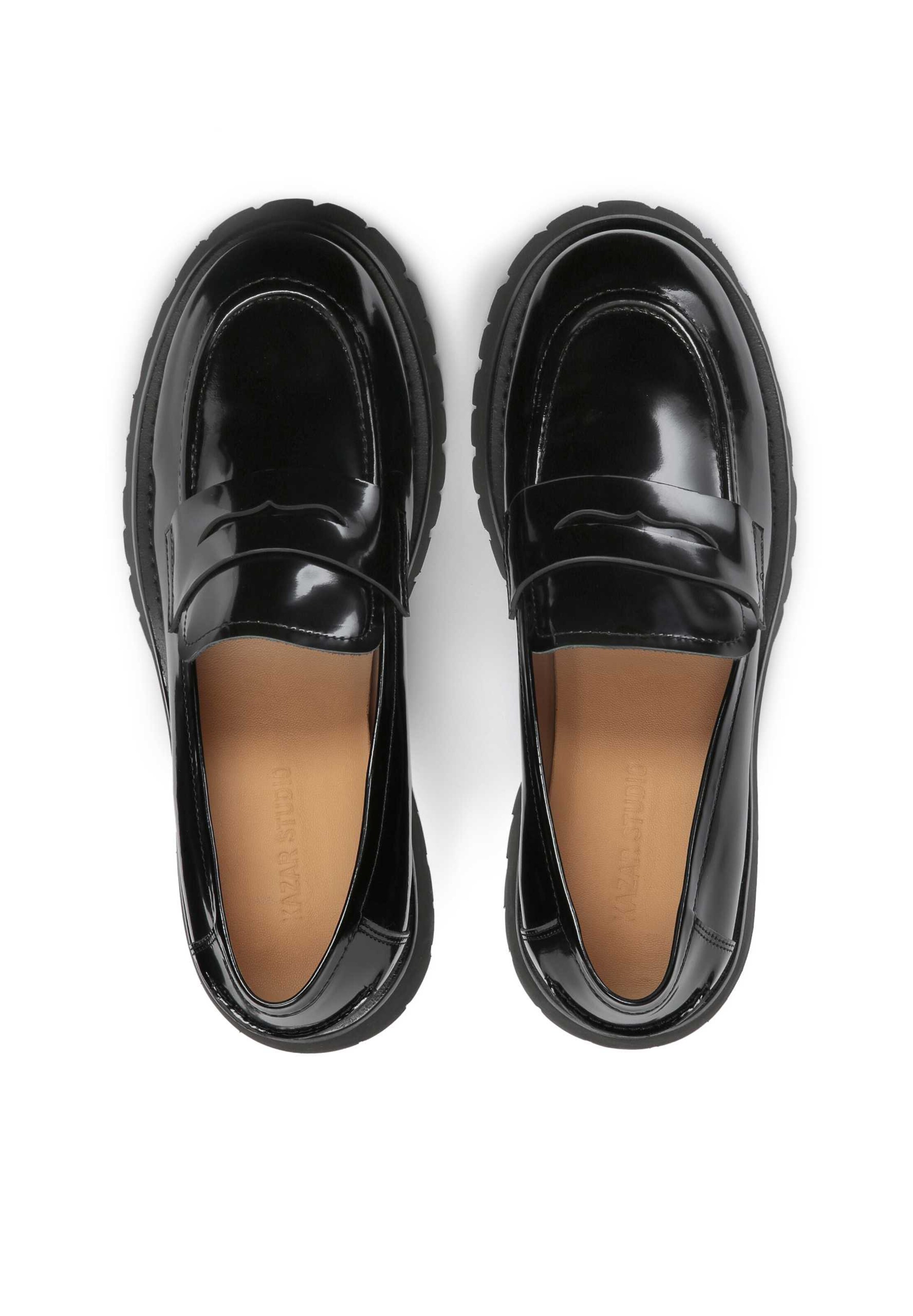 Kazar Studio Mokassin in Schwarz