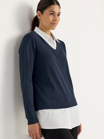 T-shirt Cellbes of Sweden en bleu : devant