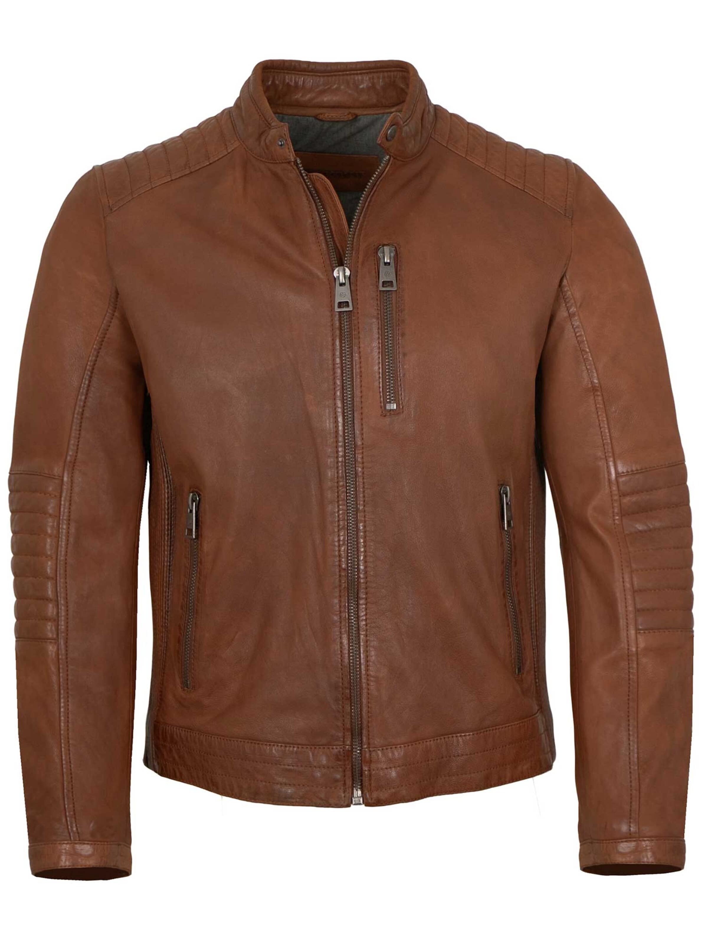 MILESTONE Between-season jacket 'MSFloriano' in Brown: front