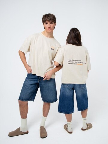 BAYSIDE BOUND Shirt 'THE SUNRISE UNISEX BOXY TEE' in Beige