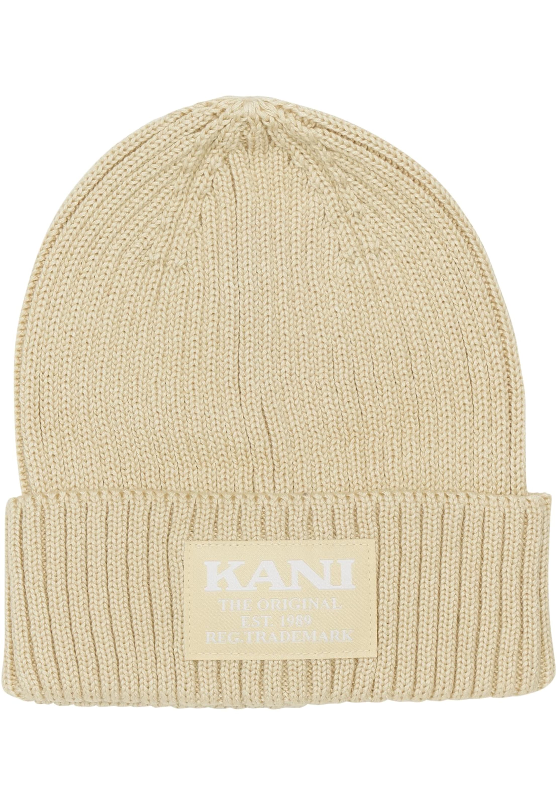 Bonnet Karl Kani en beige : devant