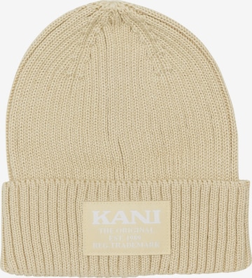 Bonnet Karl Kani en beige : devant