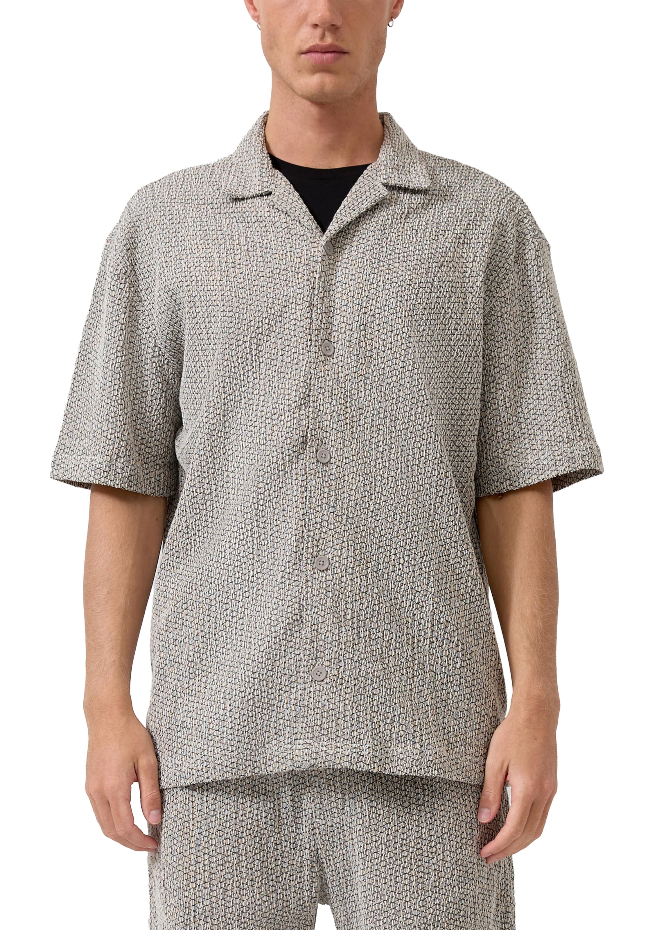 Coupe regular Chemise QS en noir