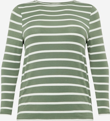 T-shirt 'CARELKE' ONLY Carmakoma en vert : devant