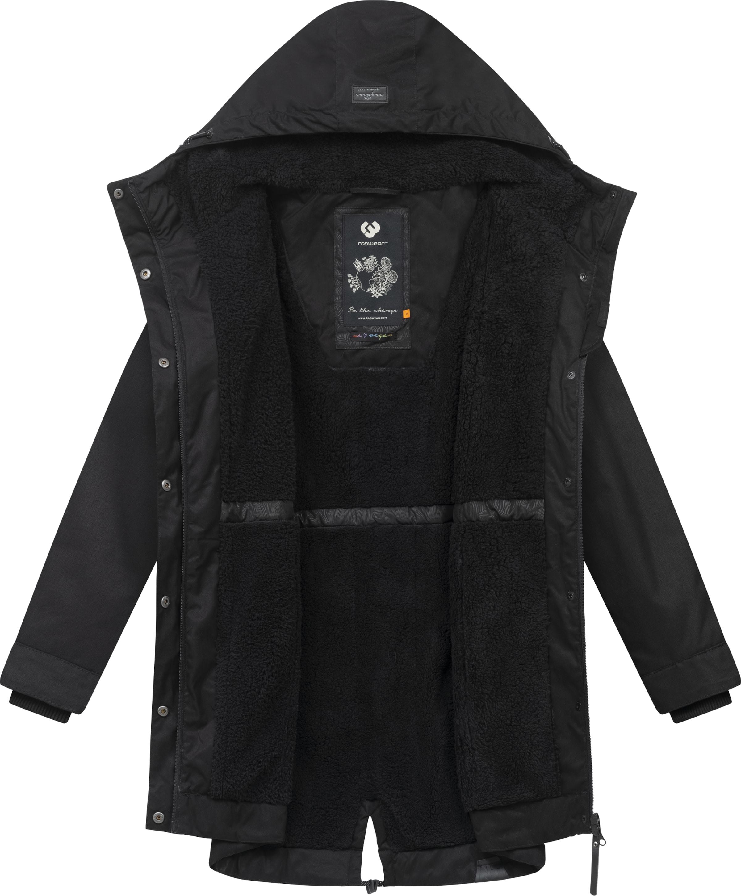 Parka d’hiver 'Canny' Ragwear en noir