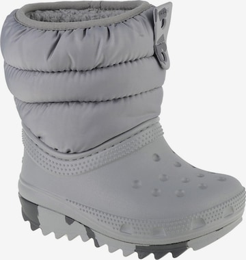 Crocs Snow boots 'Classic Neo Puff Boot Toddler' in Grey: front