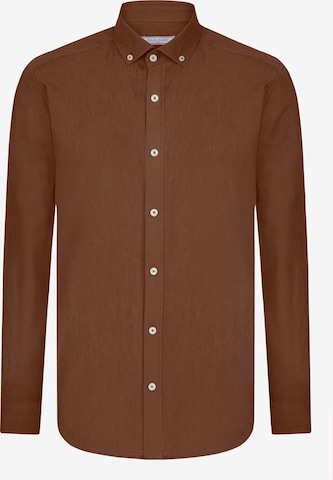 ruda Felix Hardy Standartinis modelis Dalykinio stiliaus marškiniai: priekis