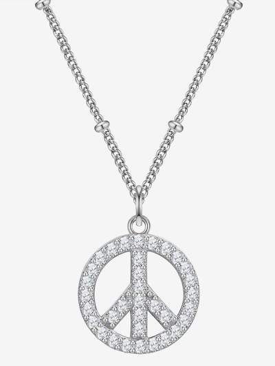 Glanzstücke München Chaîne en argent / transparent, Vue avec produit