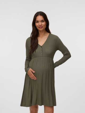 MAMALICIOUS - Vestido en verde: frente