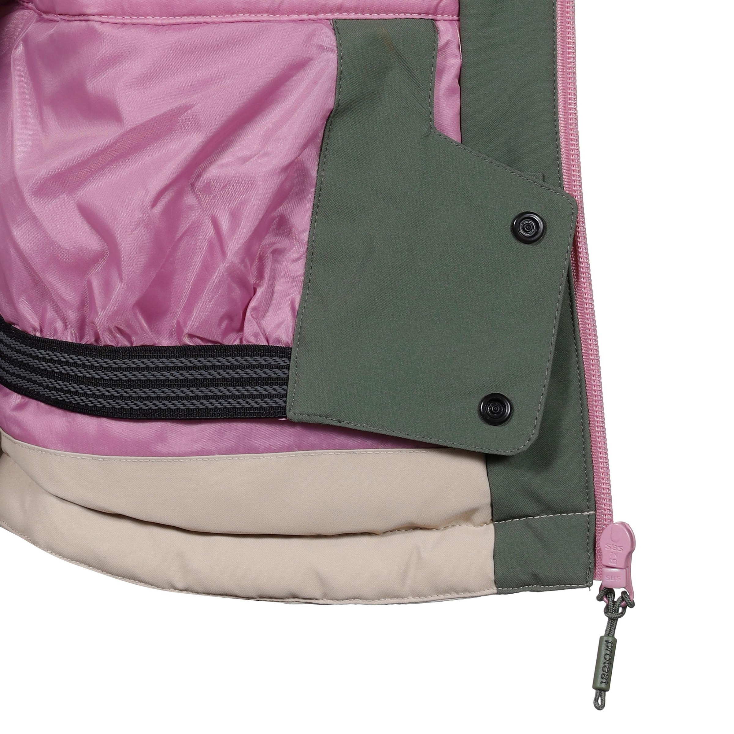 PROTEST Athletic Jacket 'Pippa' in Green