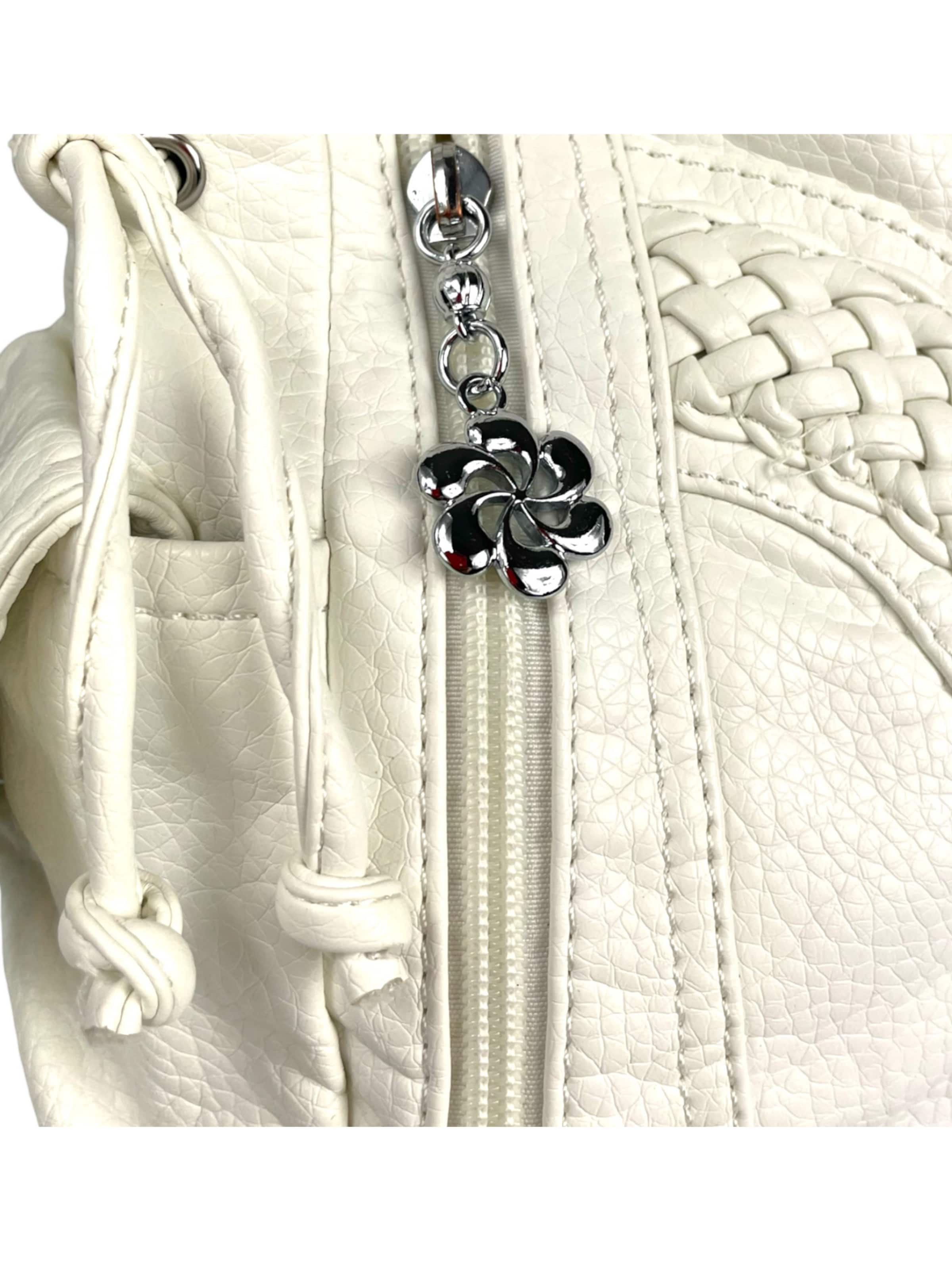 Borsa a mano di Kumixi in bianco