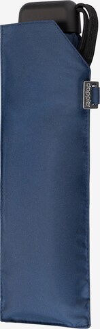 Doppler Paraplu 'Carbonsteel Slim' in Blauw