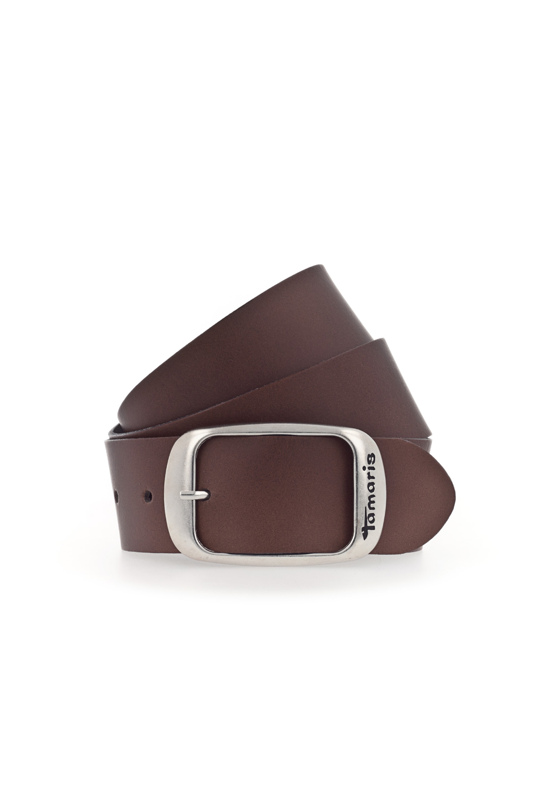Tamaris Belt ' Essential Classics ' in Brown: front