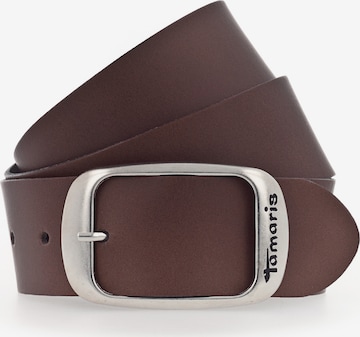 TAMARIS Belt ' Essential Classics ' in Brown: front