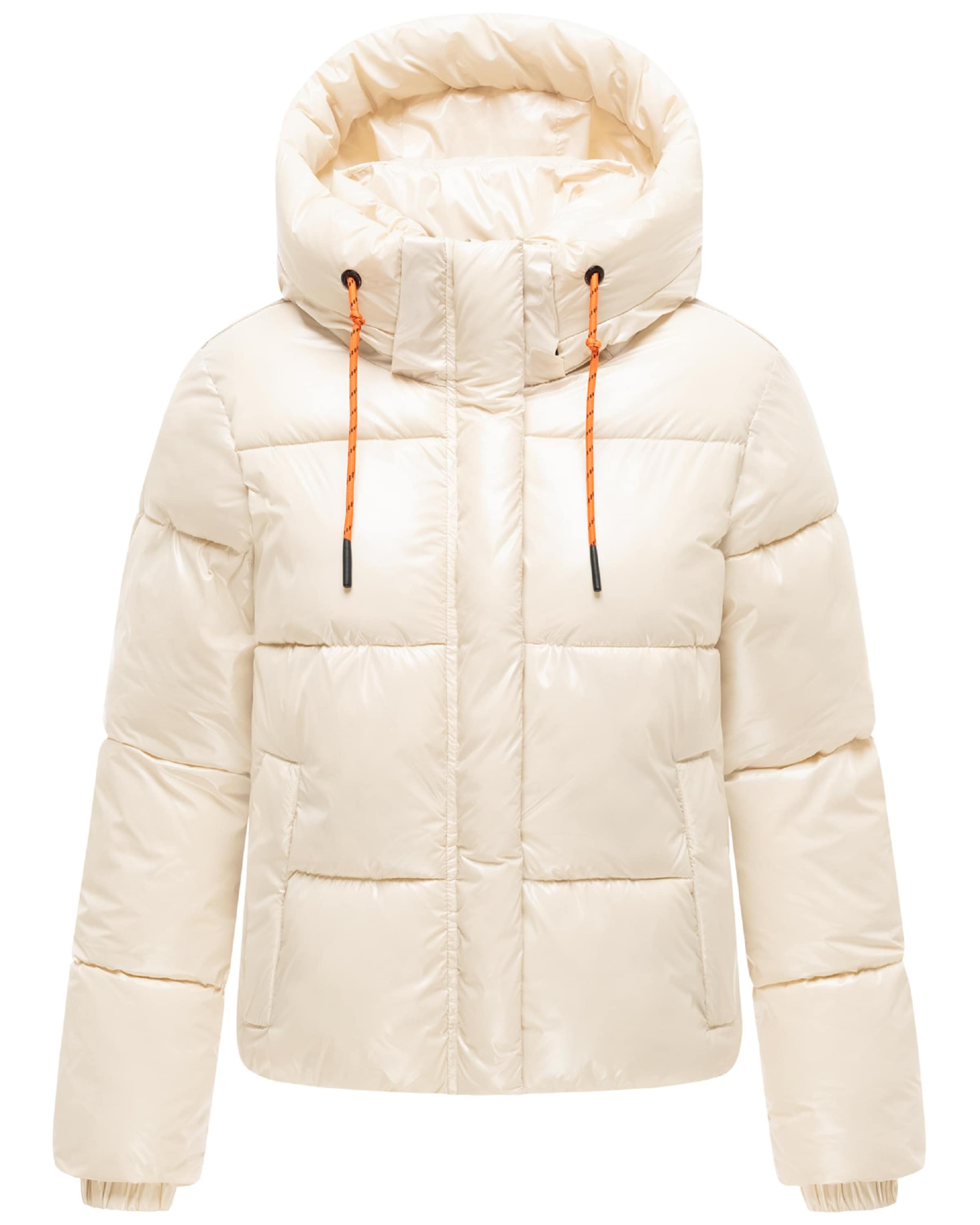 MARIKOO Winter Jacket in Beige: front