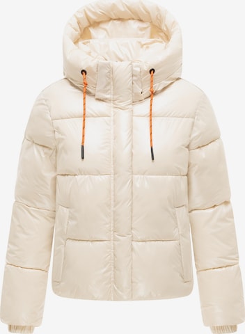 MARIKOO Winter Jacket in Beige: front