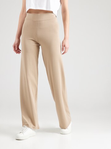 ABOUT YOU Loosefit Byxa 'Kasha' i beige: framsida
