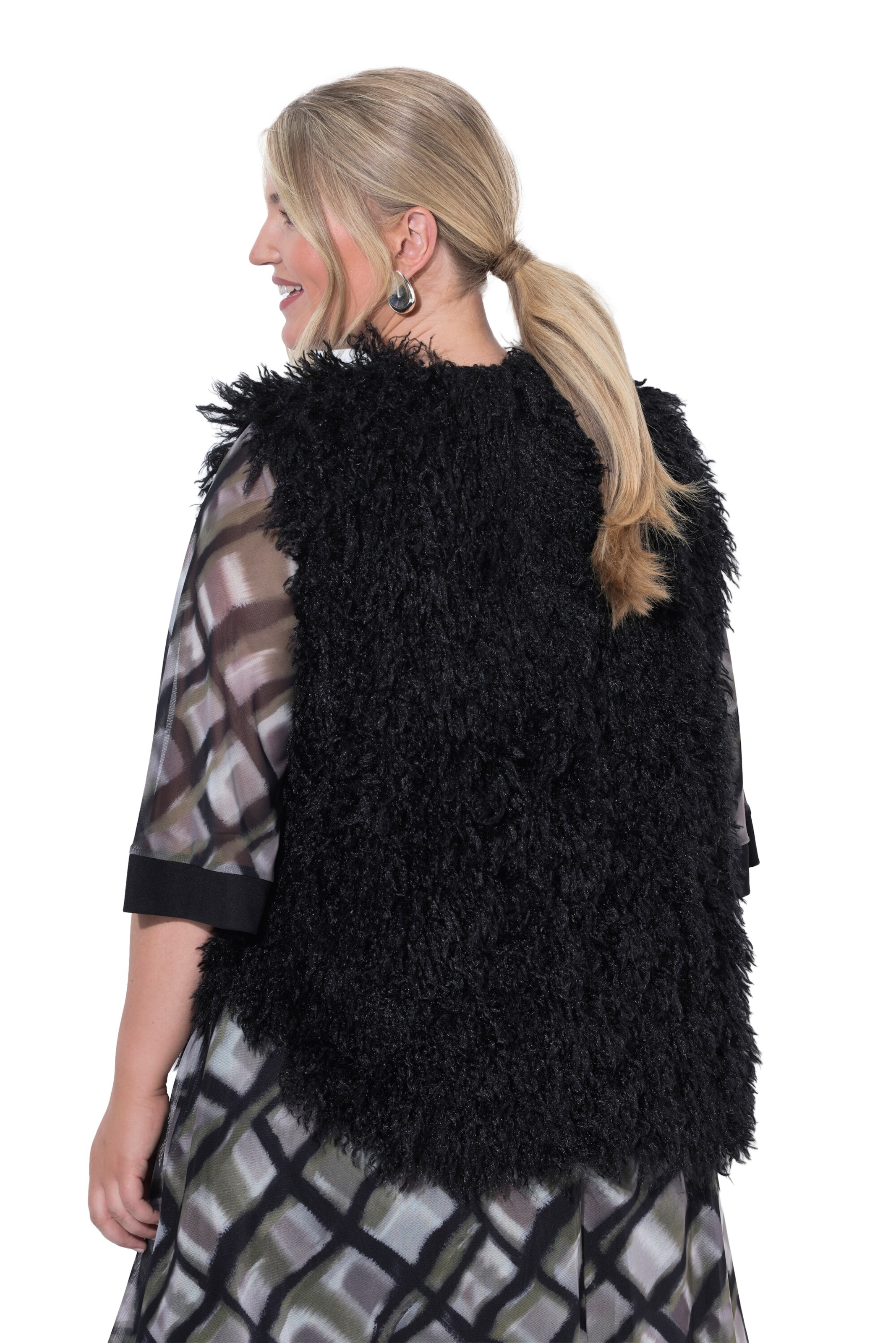 Angel of Style Weste in Schwarz