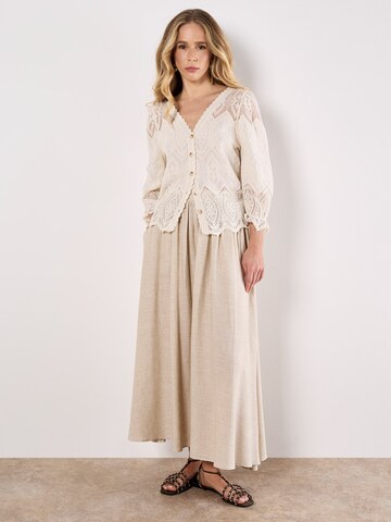 T-shirt ' ' Apricot en argent : devant