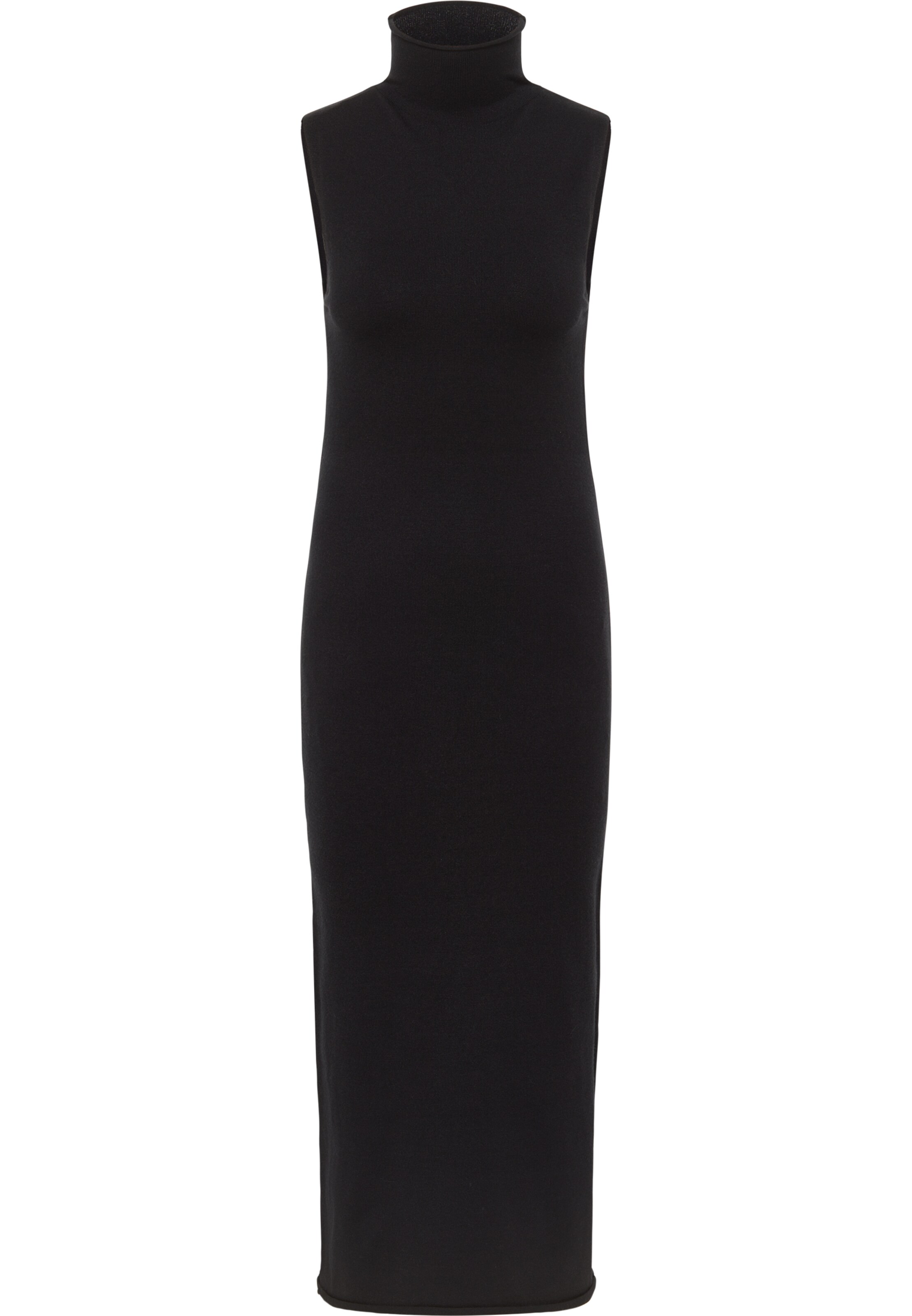 DreiMaster Klassik Трикотажное платье 'Wais' в Черный: спереди