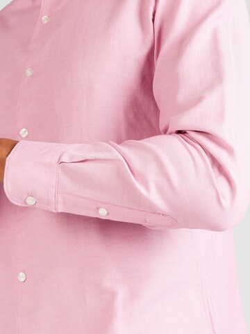 BURTON MENSWEAR LONDON Slim fit Button Up Shirt in Pink