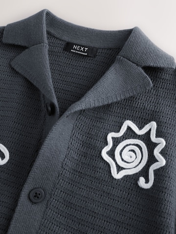 Next Плетена жилетка в сиво