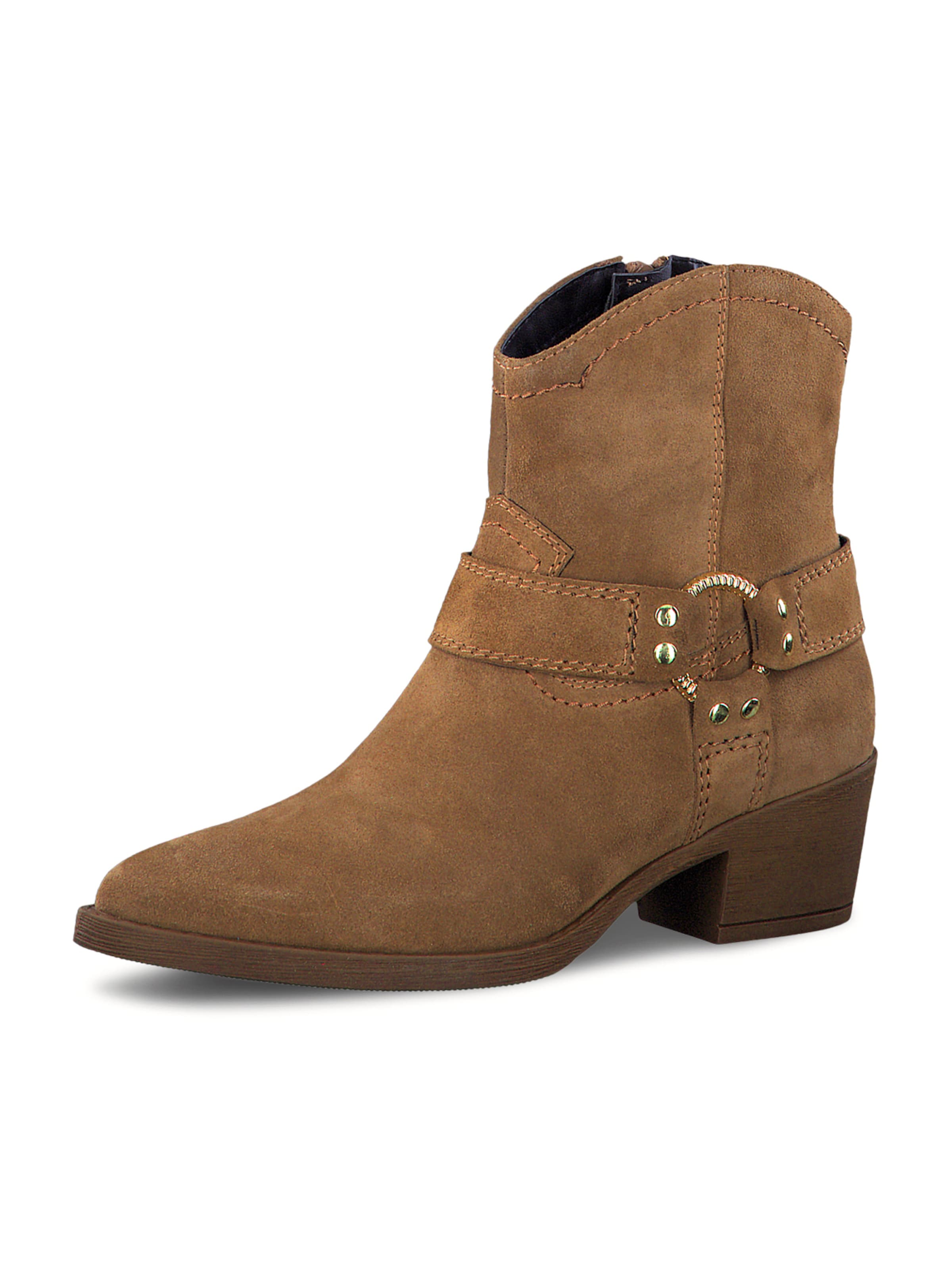 Tamaris Kovbojské čižmy - Hnedá: predná strana