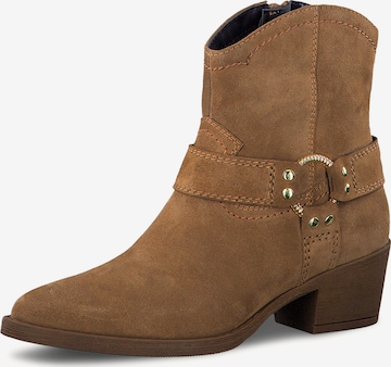 Tamaris Cowboylaarzen in Bruin: voorkant