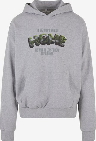 Sweat-shirt 'Home' MT Upscale en gris : devant