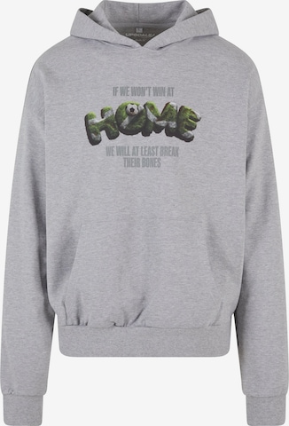 MT Upscale Sweatshirt 'Home' in Grau: predná strana