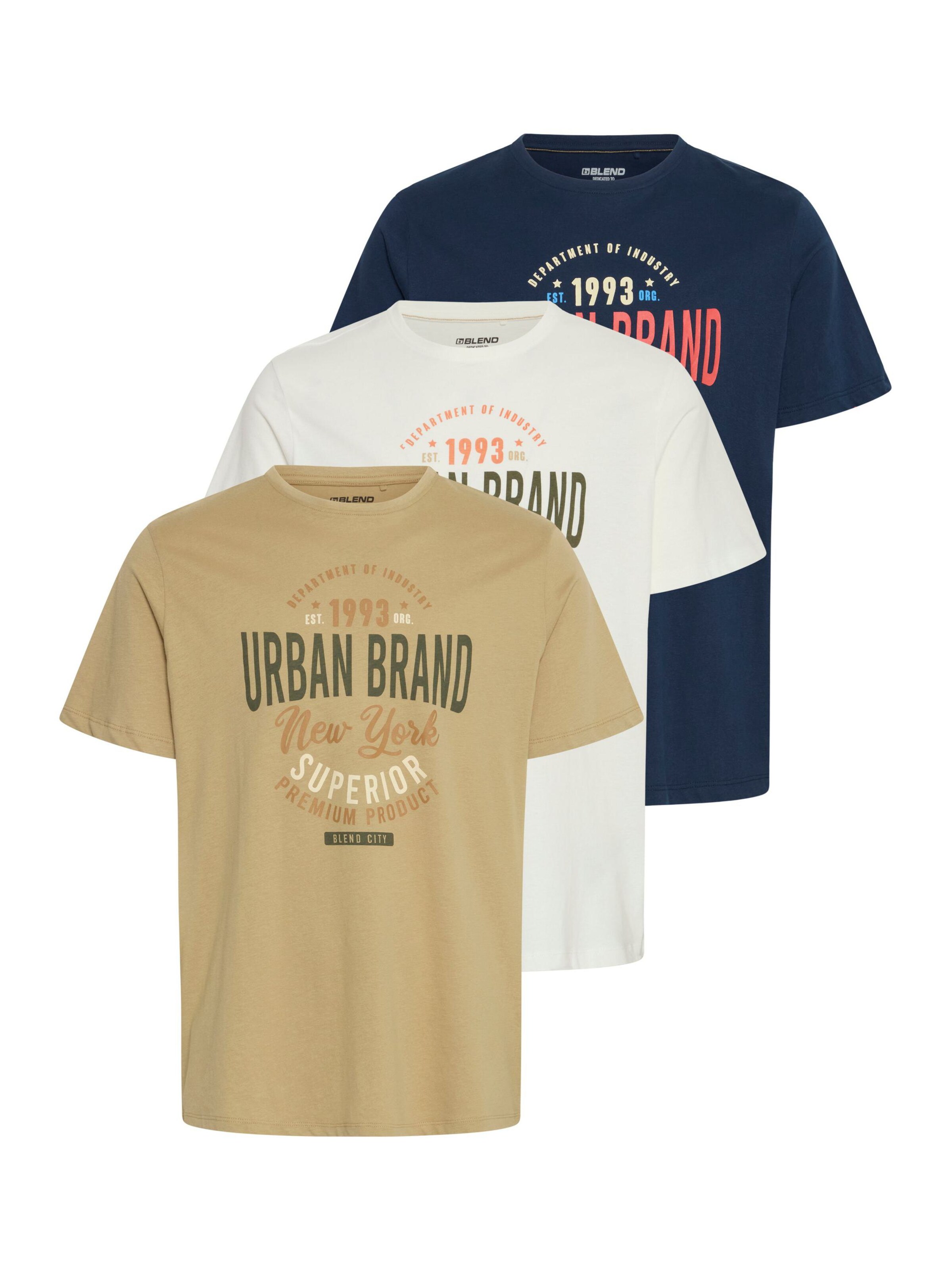 BLEND - Camisa 'BHJARBIN' em bege: frente