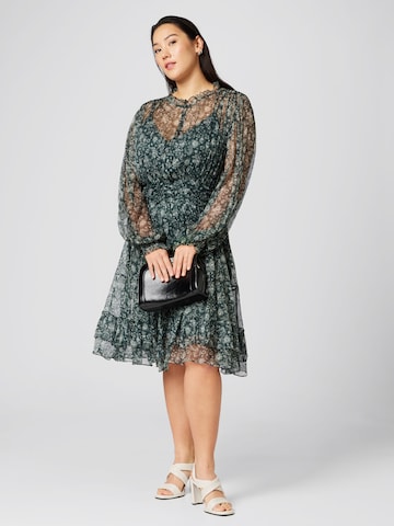 Guido Maria Kretschmer Curvy - Vestido camisero 'Liv' en verde