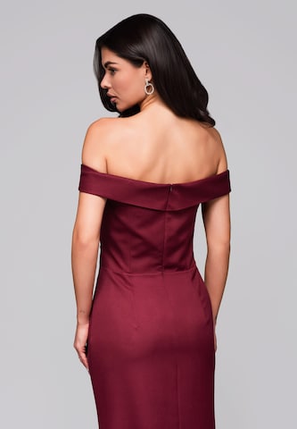 Ombre Evening dress in Red