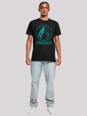 F4NT4STIC Shirt 'DC Comics Aquaman' in Zwart