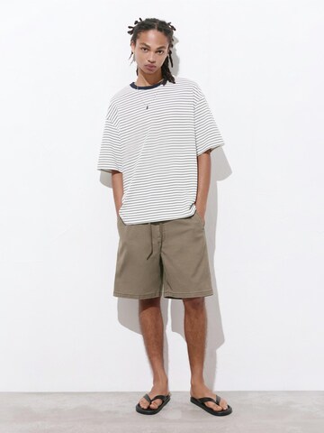 Wide leg Pantaloni di Pull&Bear in verde