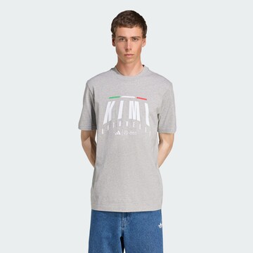 ADIDAS PERFORMANCE Functioneel shirt 'Mercedes - AMG Petronas Formula One Team Kimi Antonelli' in Grijs: voorkant