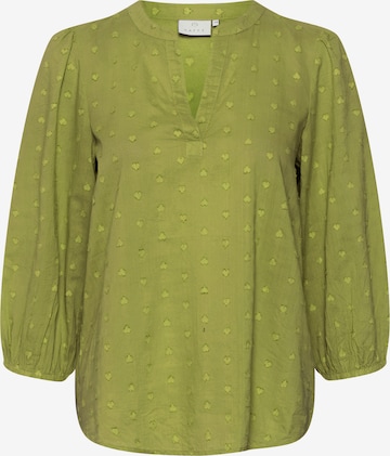 Kaffe - Blusa 'Jollia' en verde: frente