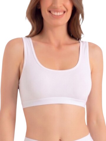 Bustier Soutien-gorge de sport 'SORYA – Sport-BH' fashionshowcase en blanc