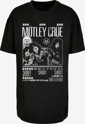 Merchcode Oversized shirt 'Motley Crue - Tokyo Shout' in Zwart: voorkant