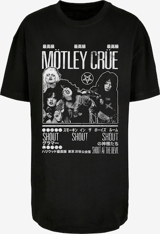 Maglia extra large 'Motley Crue - Tokyo Shout' di Merchcode in nero: frontale