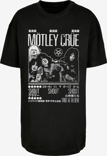 Merchcode T-Shirt 'Motley Crue - Tokyo Shout' in grau / schwarz / offwhite, Produktansicht