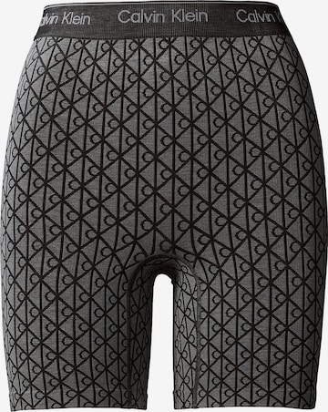 Pantalon modelant Calvin Klein en gris : devant