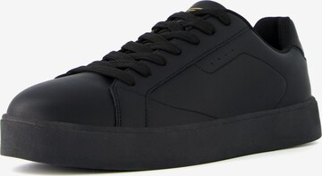 Sneaker bassa di Bershka in nero: frontale