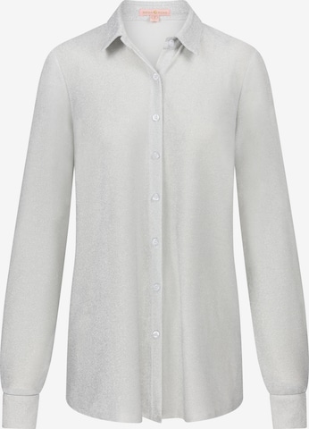 Moda Minx Bluse 'Lumiere' in Grau: Vorderseite