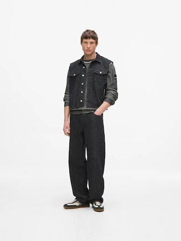 KARL LAGERFELD JEANS Zvonové kalhoty Džíny – černá
