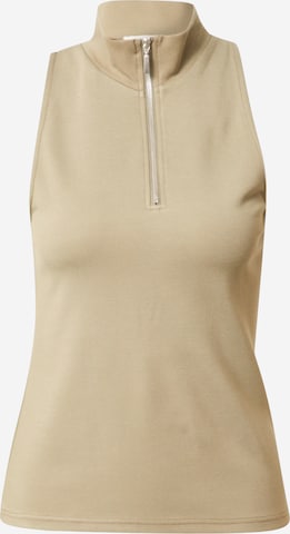 Gestuz - Top 'Malba' en beige: frente