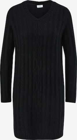 Robes en maille s.Oliver BLACK LABEL en noir : devant