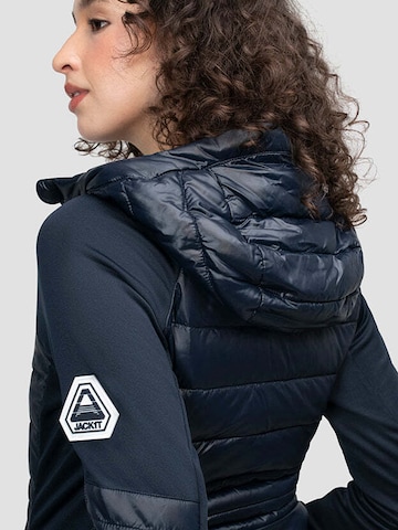 Giacca per outdoor ' Calypso Hybrid Hood ' di JACK1T in blu